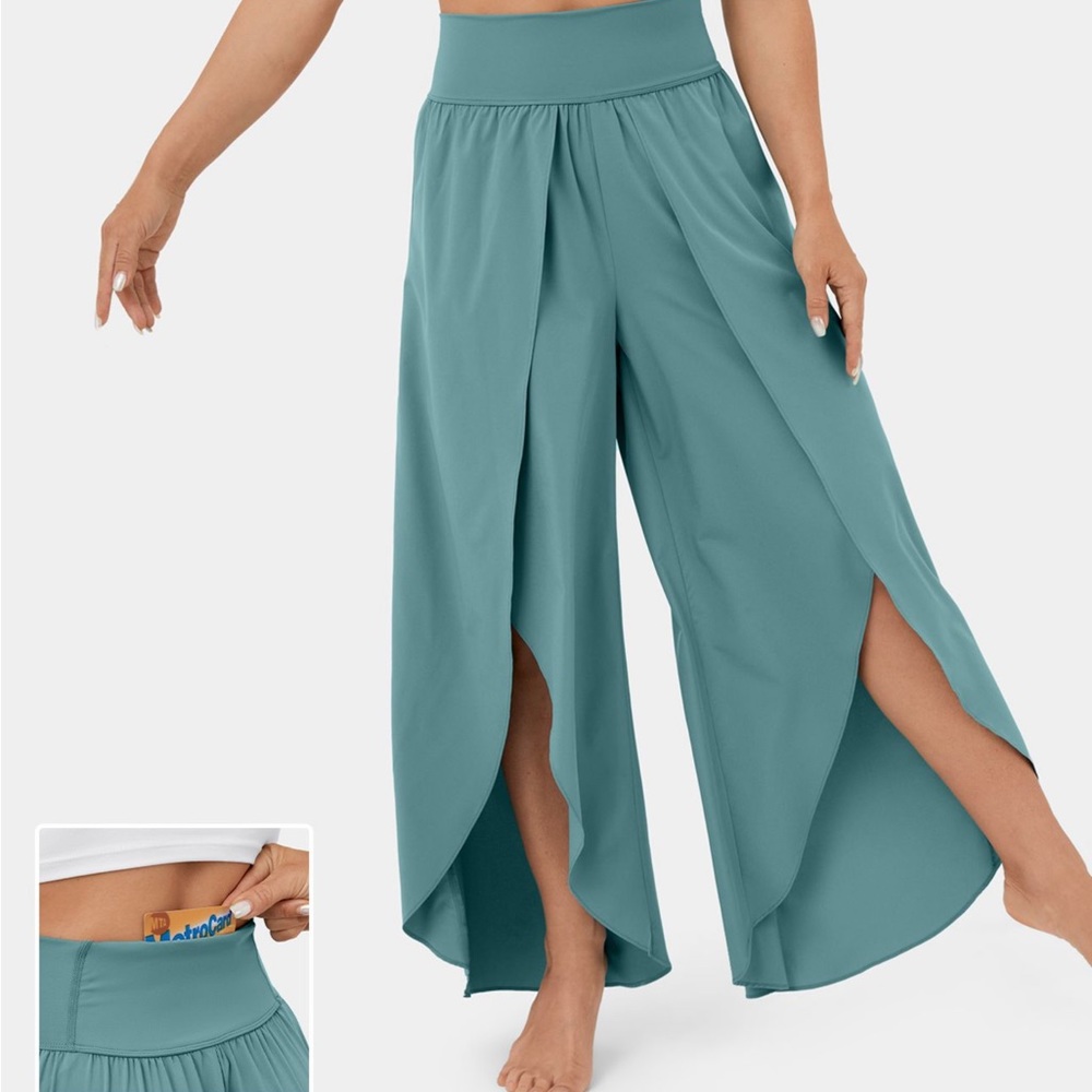 HALARA - NWT Breezeful™ High Waisted Palazzo Flowy Split Wide Leg Quick Dry Pant